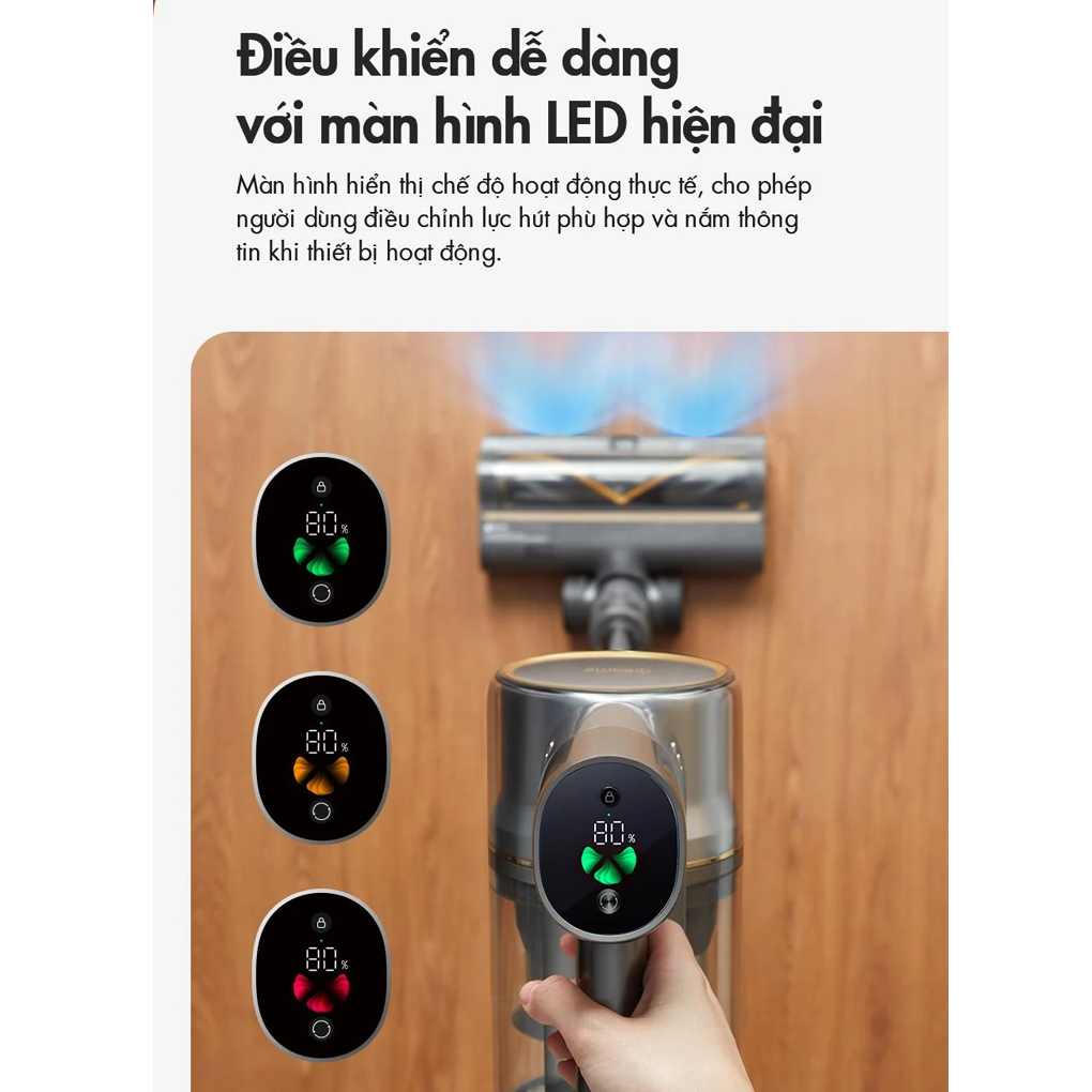 Máy hút bụi không dây thông minh Dreame R20 – ảnh 8