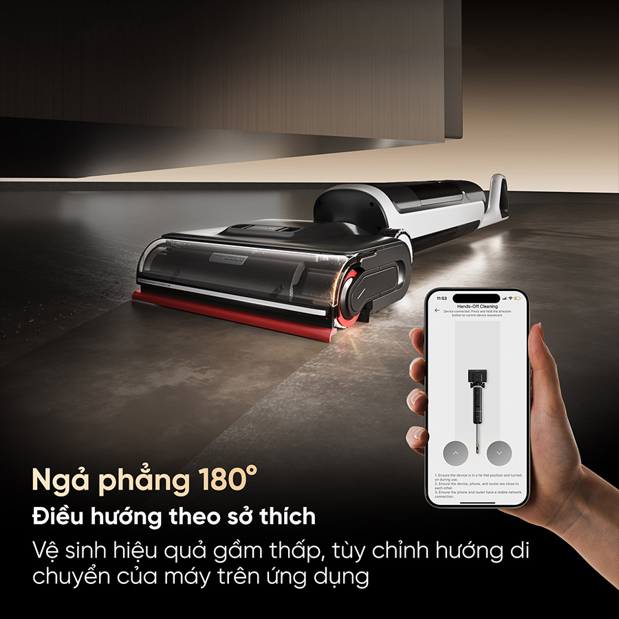 Máy hút bụi lau nhà cầm tay Dreame H15 Pro Heat – ảnh 7