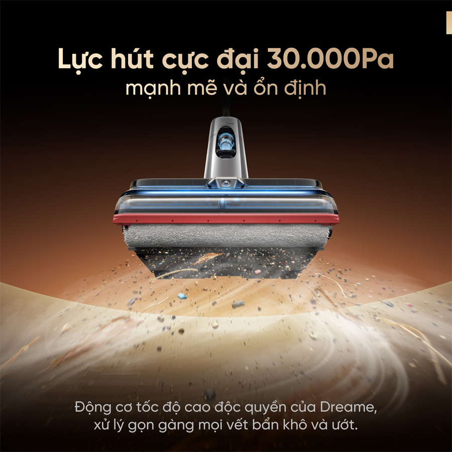 Máy hút bụi lau nhà cầm tay Dreame H16 Pro TriForce – ảnh 6