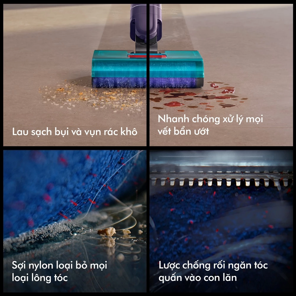 Máy hút bụi lau nhà Dyson Clean Wash Hygiene WR03-A PBuCo – ảnh 7