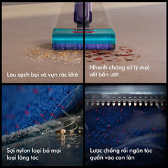 Máy hút bụi lau nhà Dyson Clean Wash Hygiene WR03-A PBuCo ảnh 7