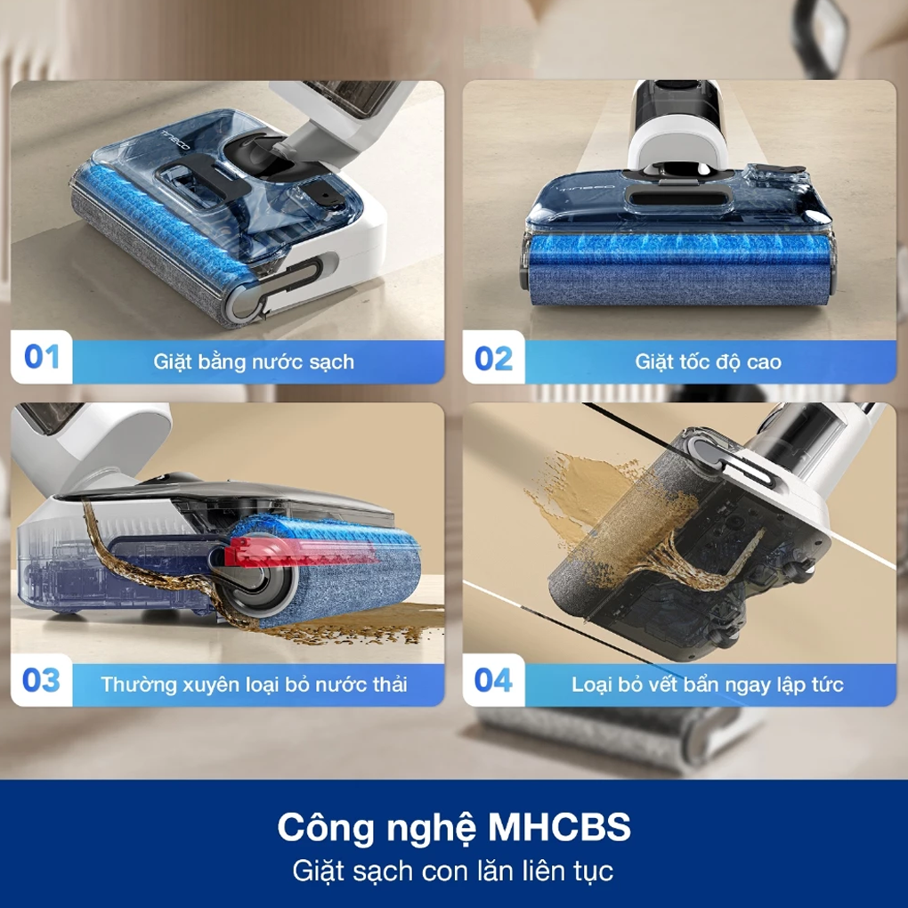 Máy hút bụi lau sàn Tineco Floor One S6 Stretch Pro (FW420700ID) – ảnh 7