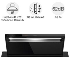 Máy hút mùi âm bàn Miele DAD 4841 Levantar ảnh 1