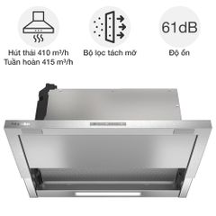 Máy hút mùi âm tủ Miele DAS 2620