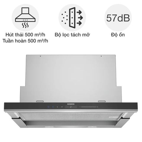 Máy hút mùi âm tủ Siemens LI69SA684 iQ700