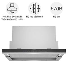 Máy hút mùi âm tủ Siemens LI69SA684 iQ700