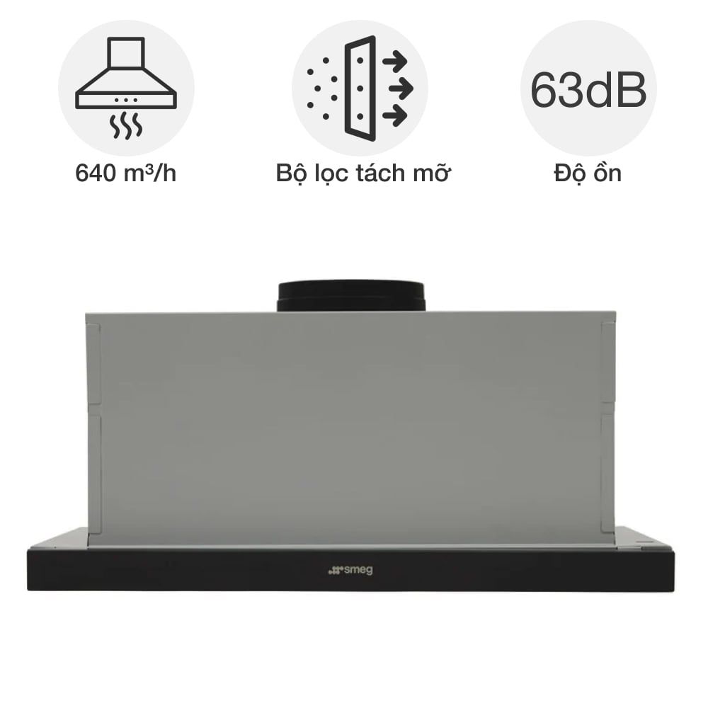 Máy hút mùi âm tủ Smeg KSET66VNE3 Universale
