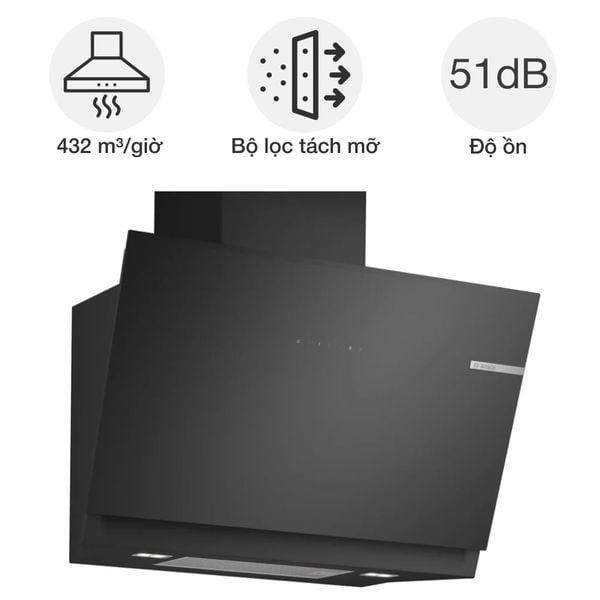 Máy hút mùi Bosch DWK81AN60 áp tường Series 6