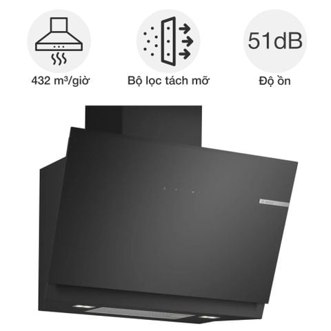 Máy hút mùi Bosch DWK81AN60 áp tường Series 6