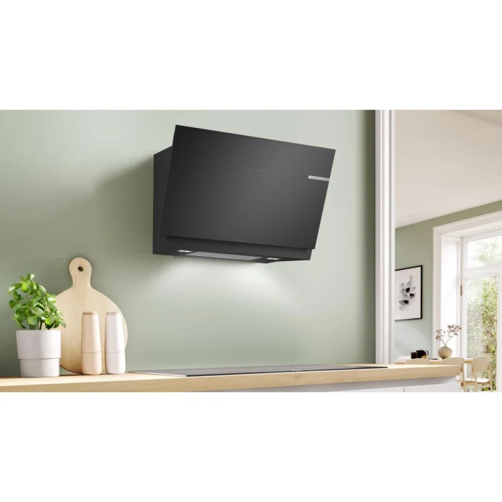 Điều khiển từ bếp nấu – Máy hút mùi Bosch DWK81AN60 áp tường Series 6