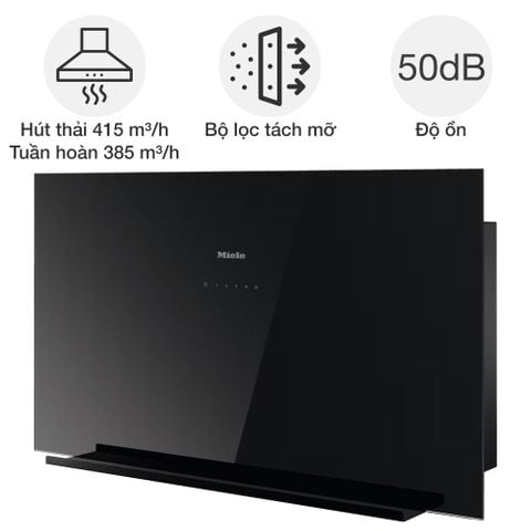 Máy hút mùi áp tường Miele DA 9092 W Screen