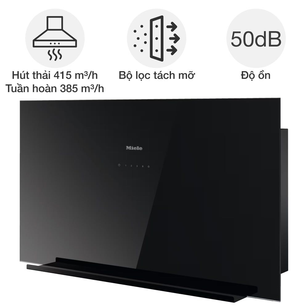 Máy hút mùi áp tường Miele DA 9092 W Screen