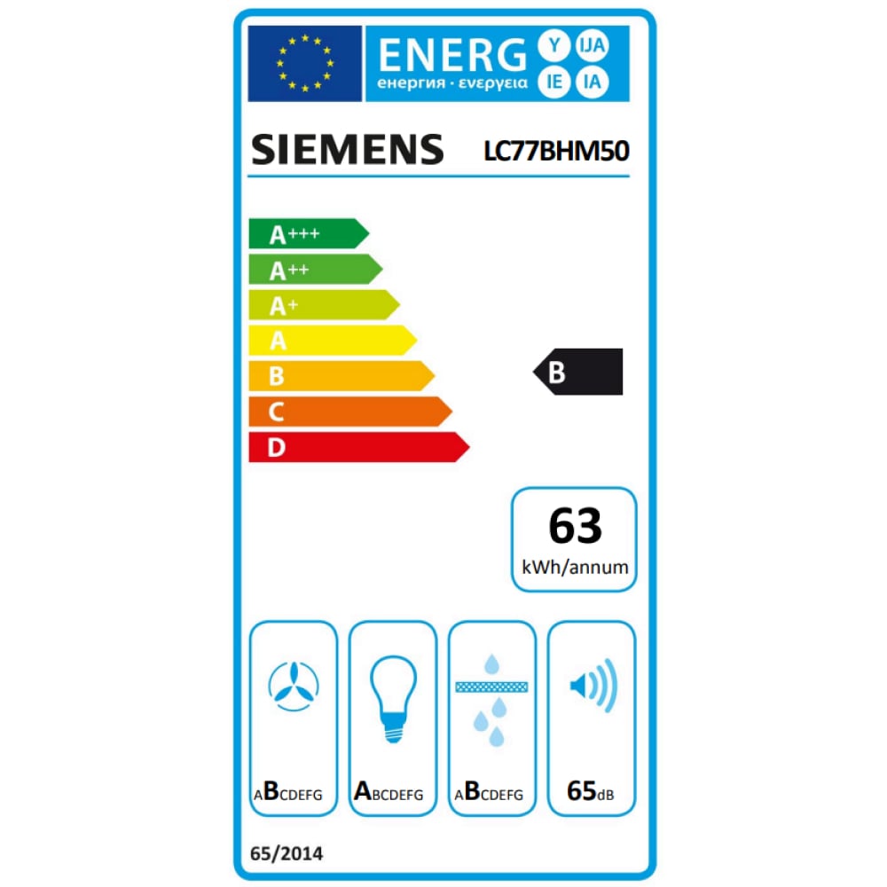 Máy hút mùi áp tường Siemens LC77BHM50 iQ300 – ảnh 8