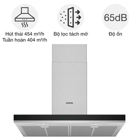 Máy hút mùi áp tường Siemens LC77BHM50 iQ300