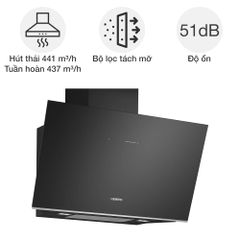 Máy hút mùi áp tường Siemens LC91KLT60 iQ700