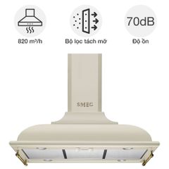 Máy hút mùi đảo Smeg Cortina KCI19