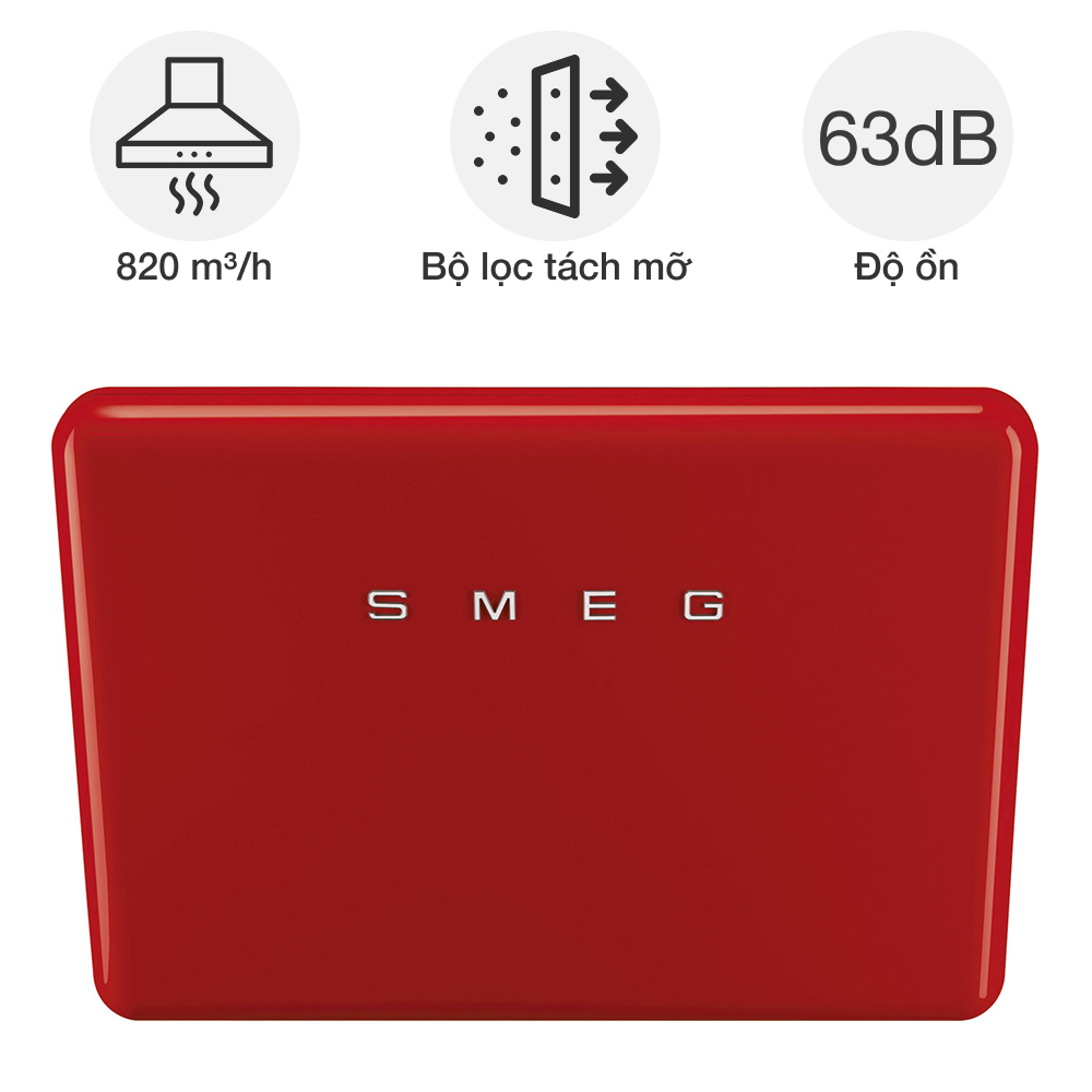 Máy hút mùi áp tường Smeg KFAB75 50’s Style