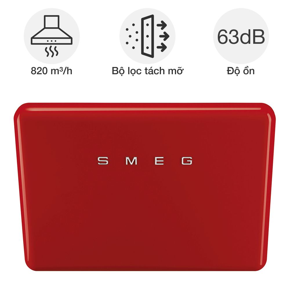 Máy hút mùi áp tường Smeg KFAB75 50’s Style