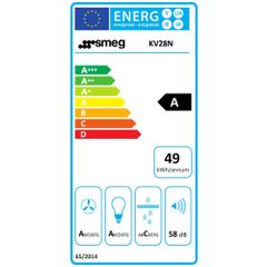 Máy hút mùi kính vát Smeg Universale KV28N ảnh 7