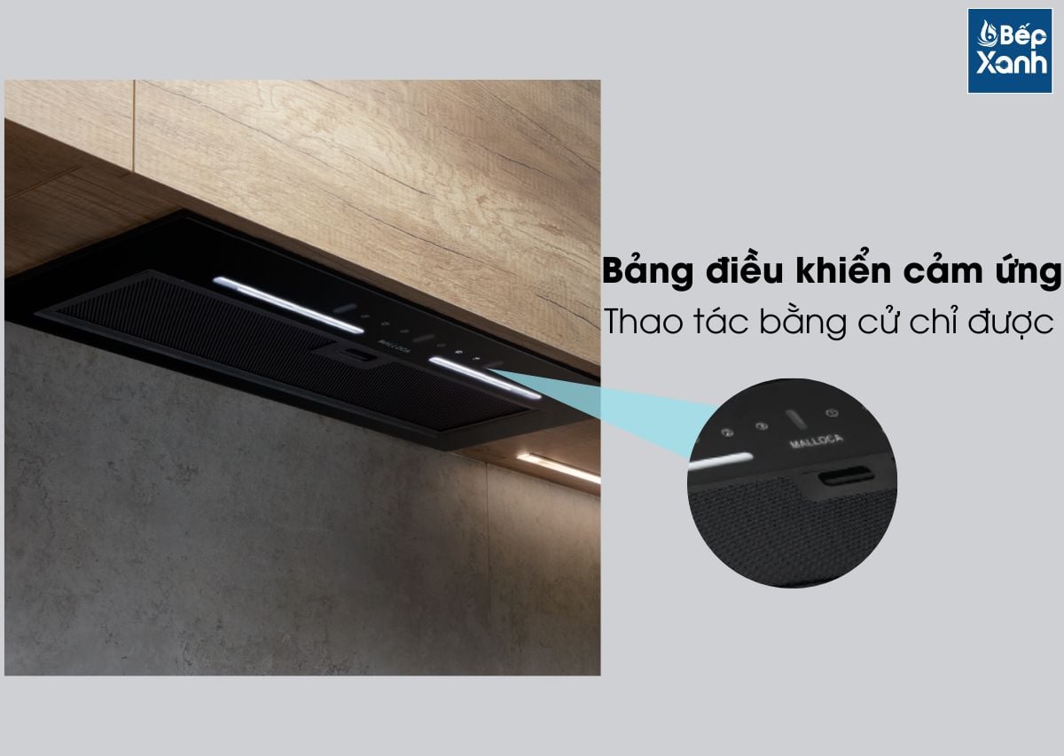 Máy hút mùi âm tủ Malloca MH 600GT/ Màu đen/ Dạng Hidden - MH 600GT so với các mẫu âm tủ 60cm khác Máy hút mùi âm tủ Malloca MH 600GT/ Màu đen/ Dạng Hidden - MH 600GT so với các mẫu âm tủ 60cm khác