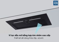 Máy hút mùi âm tủ Malloca MH 600GT/ Màu đen/ Dạng Hidden ảnh 7