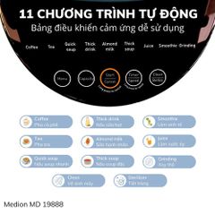 Máy Làm Sữa Hạt Tự Động Medion MD 19888 ảnh 4
