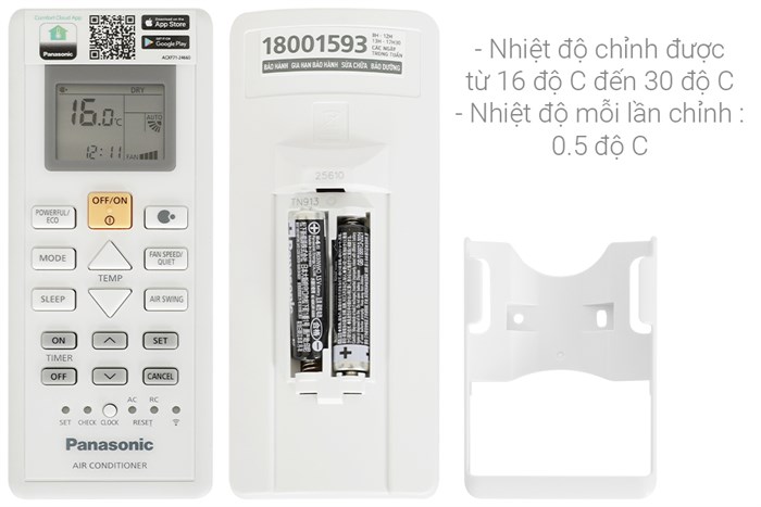 Máy lạnh 2 chiều Panasonic Inverter 1.5 HP CU/CS-YZ12AKH-8 – ảnh 5