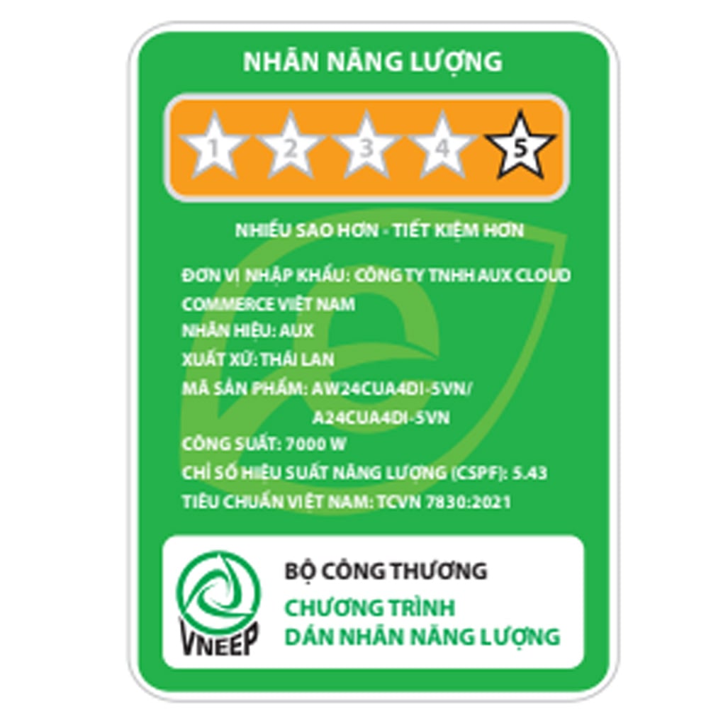 Máy lạnh AUX Inverter 2.5 HP AW24CUA4DI-5VN – ảnh 8