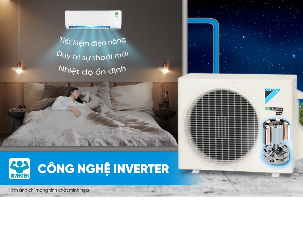 Máy lạnh Daikin Inverter 1 HP FTKM25AVMV – ảnh 8