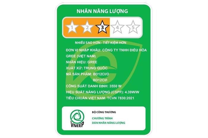 Máy lạnh Gree Inverter 1.5 HP BD12CI – ảnh 5