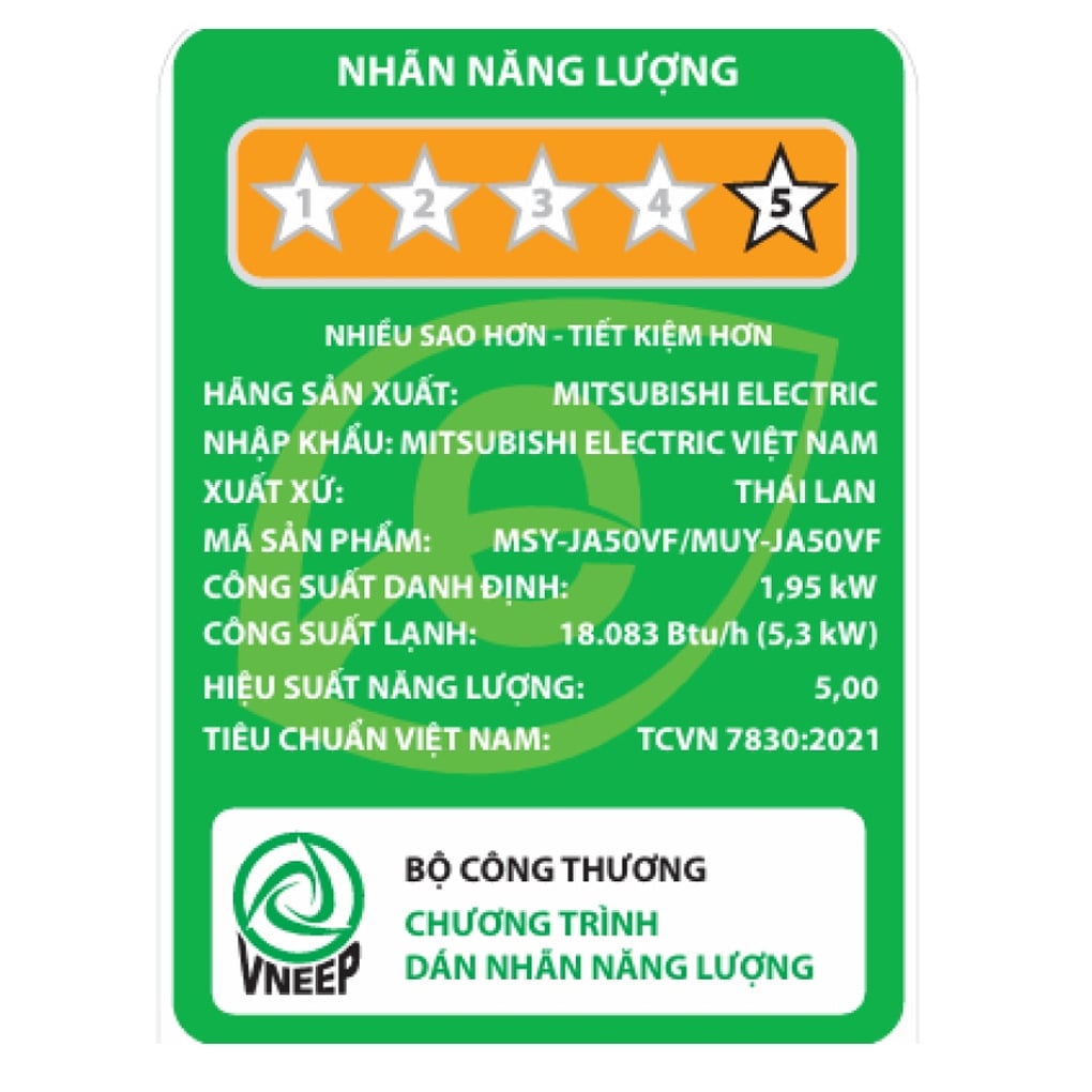 Máy lạnh Mitsubishi Inverter 2 HP MSY/MUY-JA50VF – ảnh 7