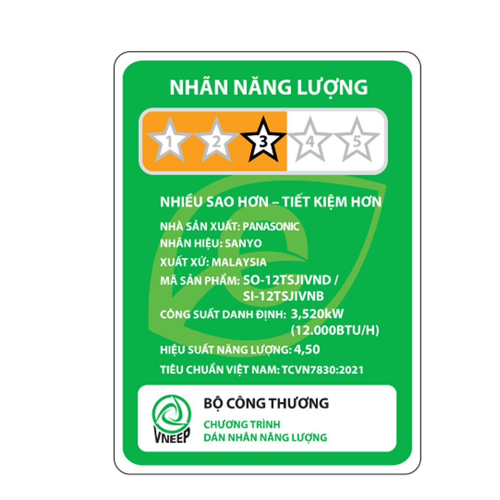 Máy lạnh Sanyo Inverter 1.5 HP SO/SI-12TSJIVNB – ảnh 8