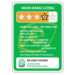 Máy lạnh Sanyo Inverter 2.5 HP SO/SI-24TSJIVNB ảnh 6