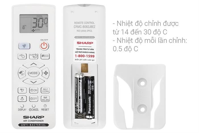Máy lạnh Sharp Inverter 1 HP AH-XP10CHW – ảnh 7