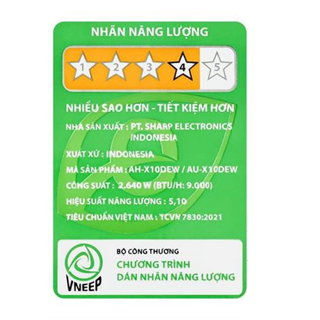 Máy lạnh Sharp Inverter 1 HP AH-X10DEW – ảnh 8