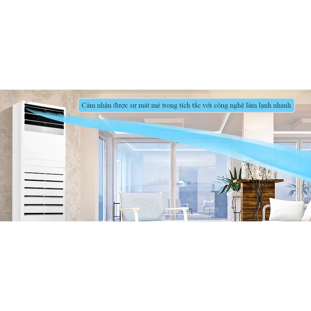 Máy lạnh tủ đứng LG Inverter 5 HP ZUUQ48LV1.EWGHEVH/ZPNQ48GT3A1 (3 Pha) – ảnh 6