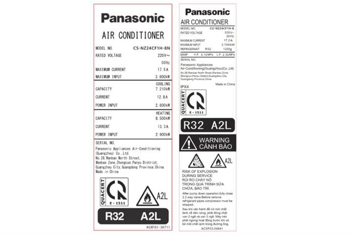 Máy lạnh tủ đứng Panasonic Inverter 3 HP CU/CS-NZ24CF1H-8N – ảnh 5