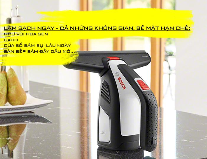 Máy Lau Kính Bosch GlassVAC Không Dây – ảnh 2