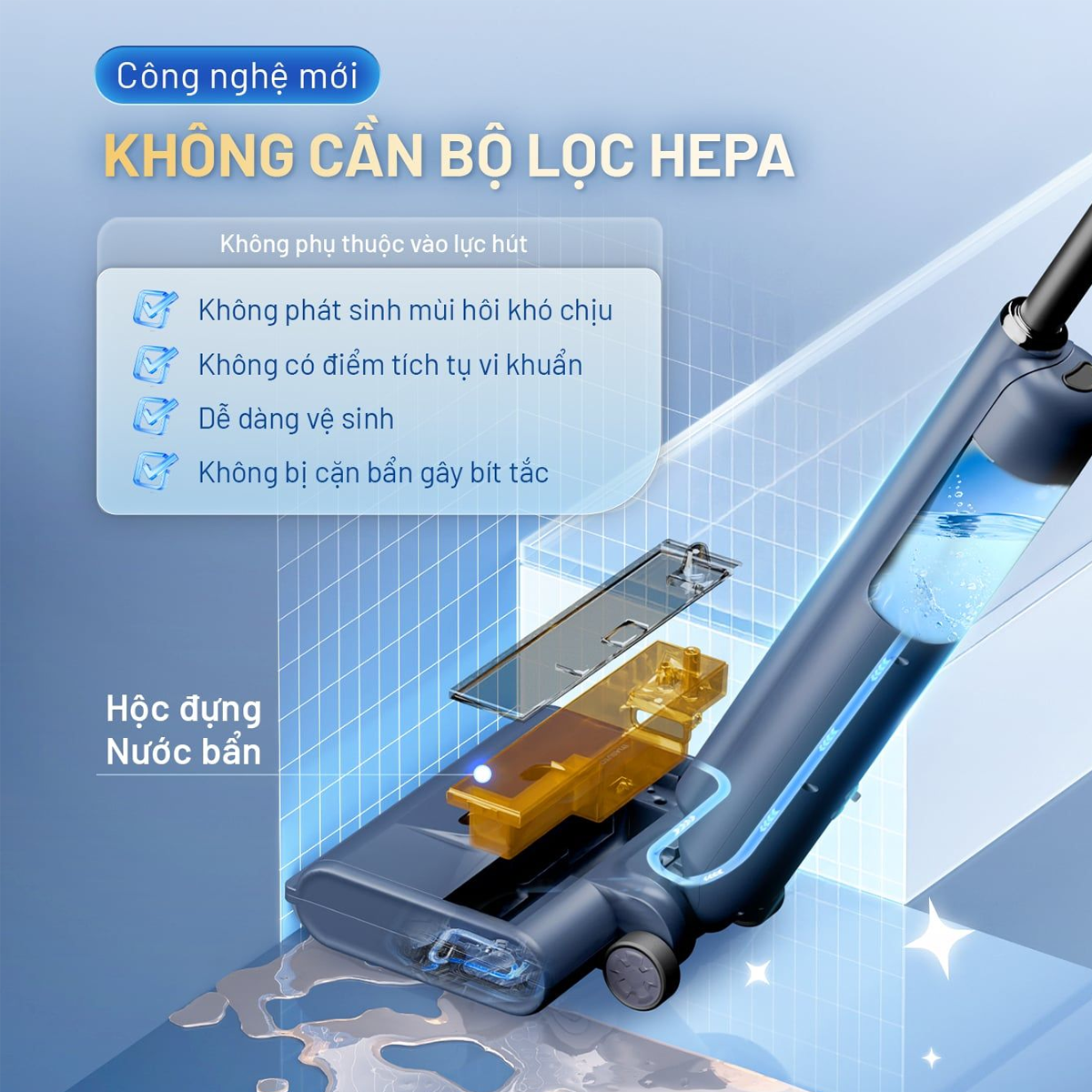 Máy lau nhà cầm tay Masuto MSWetClean – ảnh 8