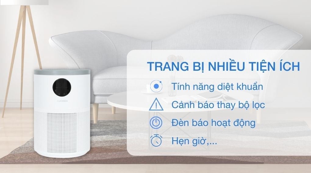 Máy lọc không khí Cuckoo CAC-AF1110FW/WHCKV 30W – ảnh 8