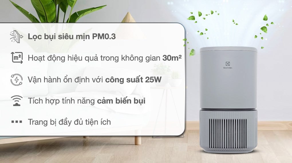 Máy lọc không khí Electrolux EP32-25UGA 25W – ảnh 2