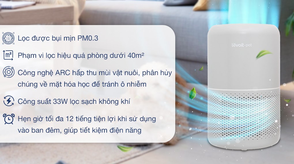 Máy lọc không khí Levoit Core P350 33W – ảnh 2