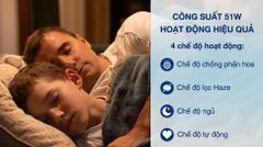 Máy lọc không khí tạo ẩm Sharp KI-N50V-W 51W ảnh 2