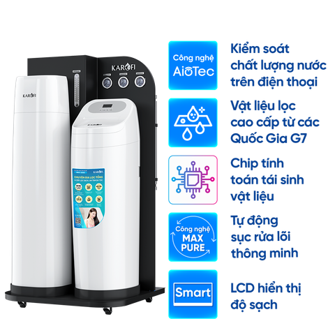 Lọc tổng trung tâm cao cấp Karofi WHF - E666