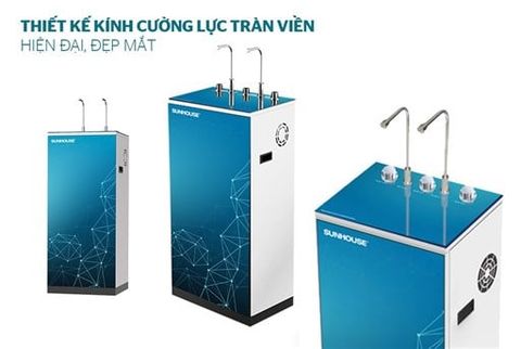 Máy lọc nước r.o nóng lạnh 9 lõi Sunhouse SHA76211CK