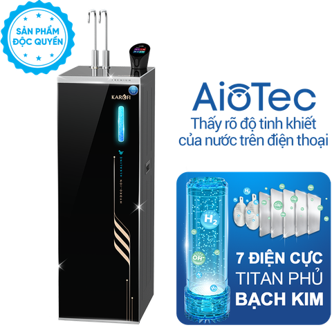 Máy lọc nước nóng lạnh Hydro-ion Kiềm Karofi SA8 PREMIUM