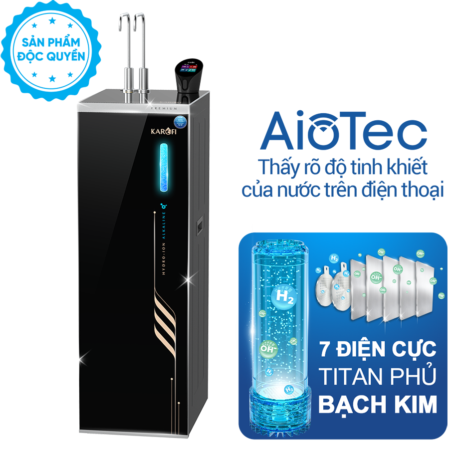  Máy lọc nước nóng lạnh Hydro-ion Kiềm Karofi SA8 PREMIUM 