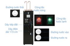 Máy lọc nước RO nóng nguội lạnh Hydrogen ion kiềm Kangaroo Sumire KGHC12A2 12 lõi ảnh 4