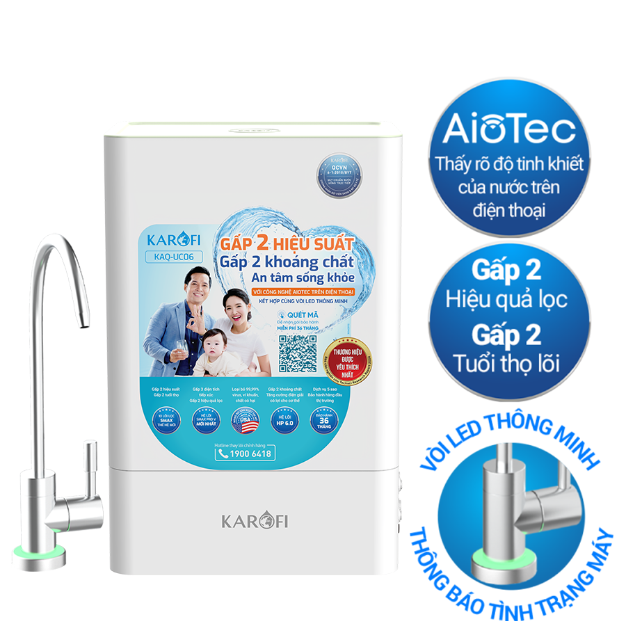  Máy lọc nước RO Karofi KAQ-UC06 