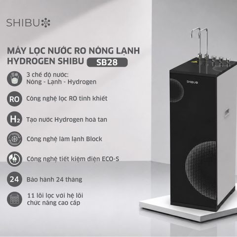Máy lọc nước RO nóng lạnh Shibu SB28 11 lõi